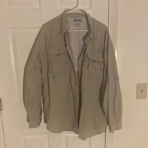 Cream Tan Army Cargo Shacket Waterproof